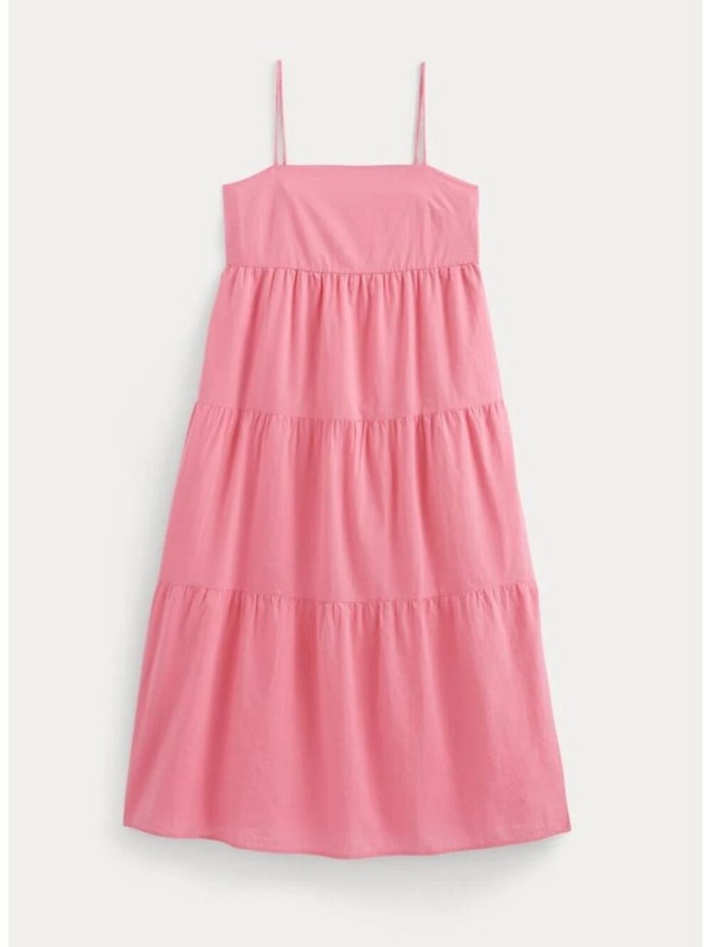 Everlane The Gauze Tiered Dress Women's Size XS in Deep Pink New With Tags!